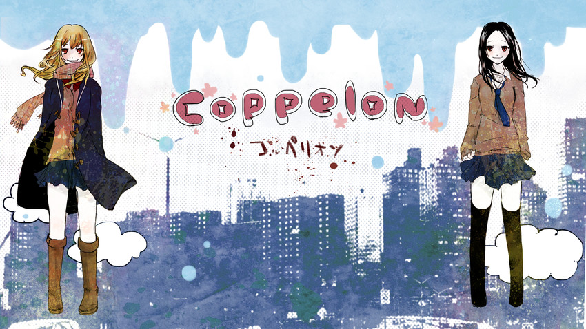 ozu kanon and ozu shion (coppelion) drawn by mayonaka_niji_sugi