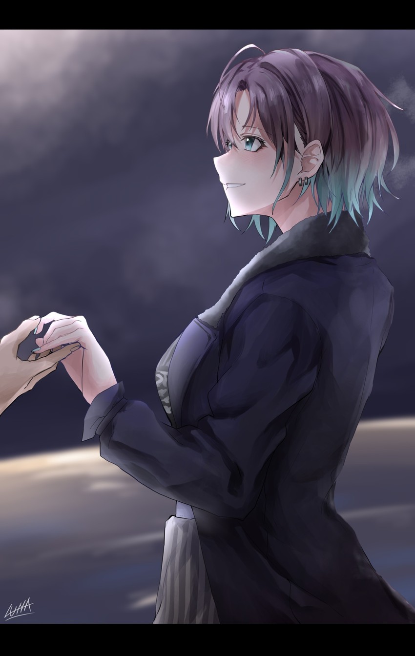 producer and asakura toru (idolmaster and 1 more) drawn by luna_(gkluna_mas)