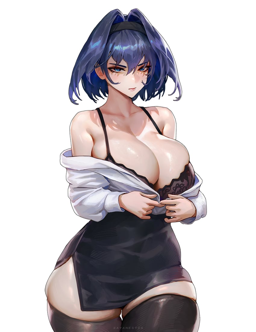ouro kronii (hololive and 1 more) drawn by sayanestia