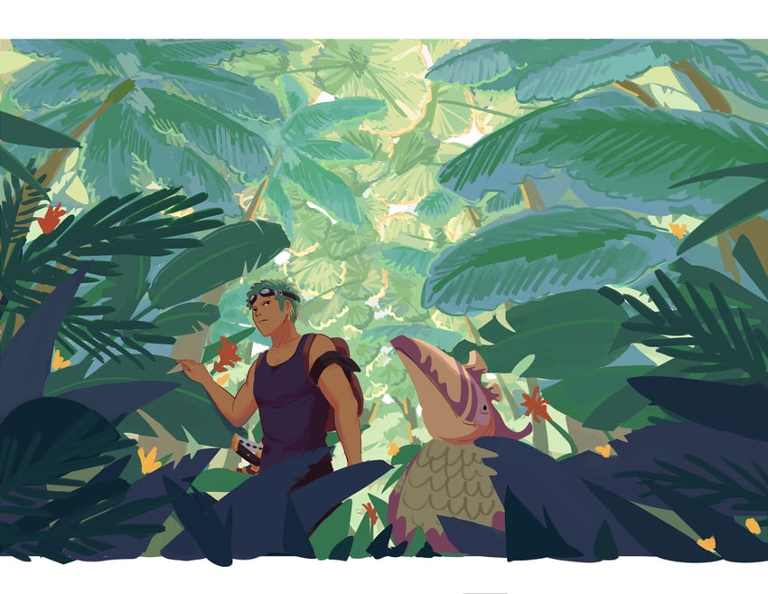 roronoa zoro and south bird (one piece) drawn by salmonfordinner