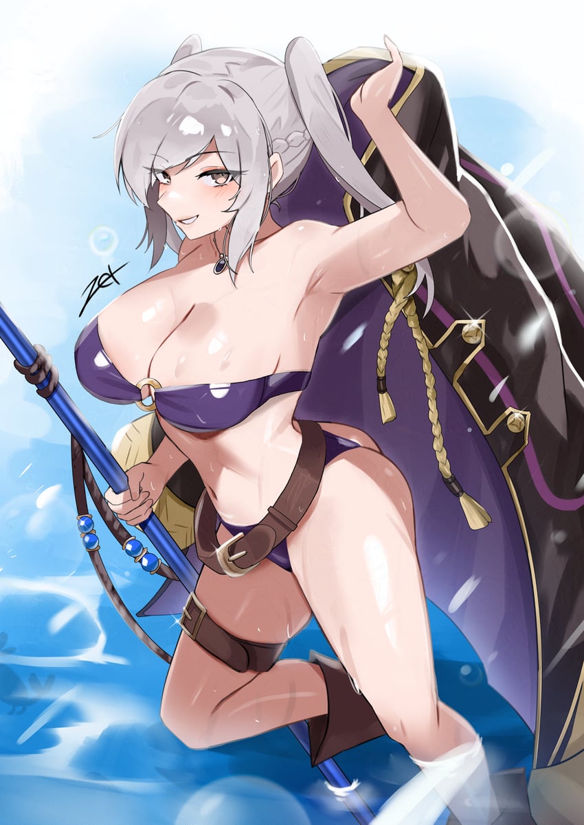 female robin (fire emblem and 2 more) drawn by zet_(twt_zet)