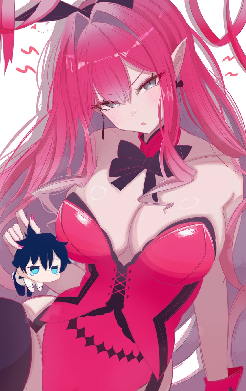 fujimaru ritsuka and baobhan sith (fate and 1 more) drawn by 0nineo9