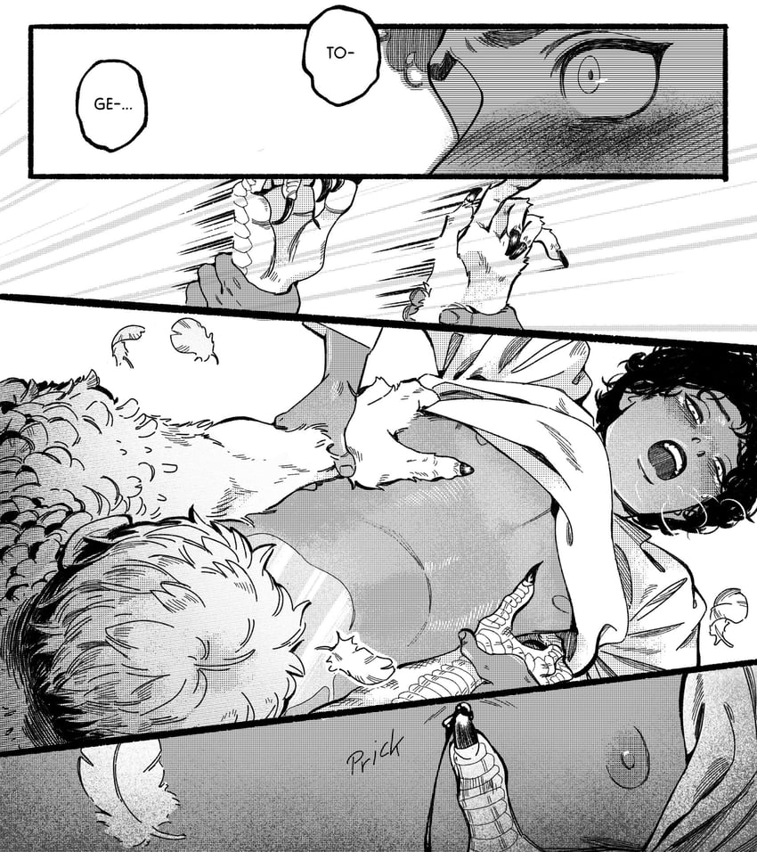 laios touden and kabru (dungeon meshi) drawn by pearl_seemann