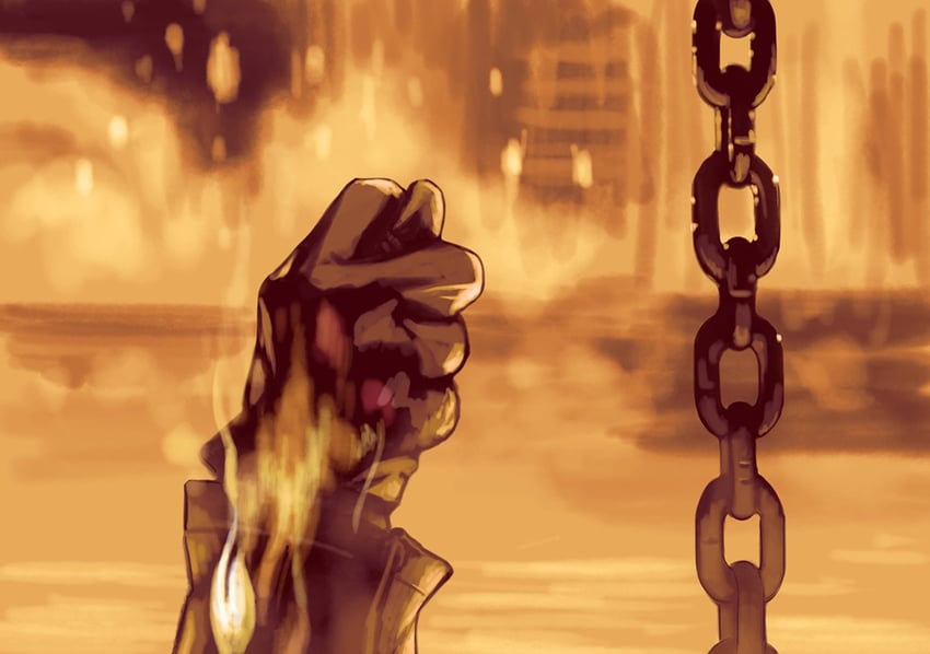t-800 (terminator and 1 more) drawn by sakkan