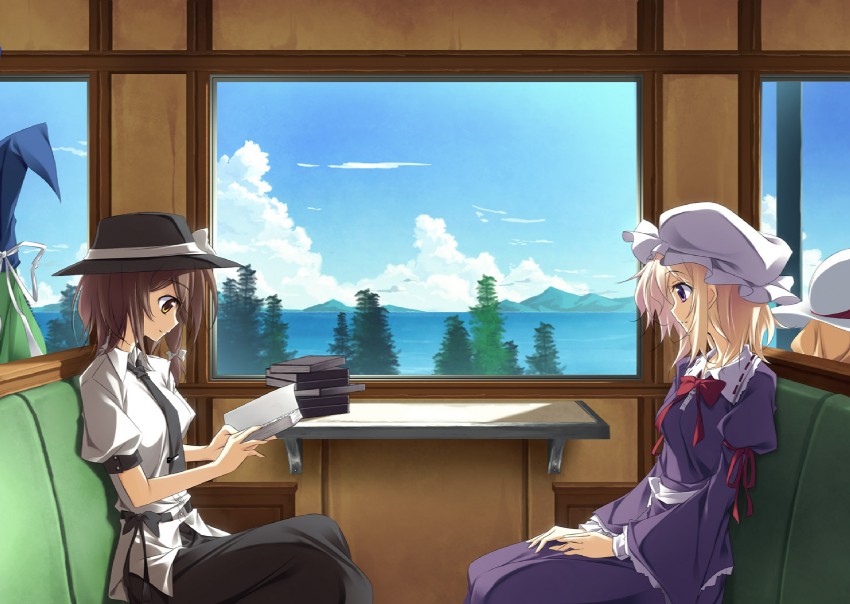 usami renko, maribel hearn, mima, and kana anaberal (touhou) drawn by matsuyama_nozomu