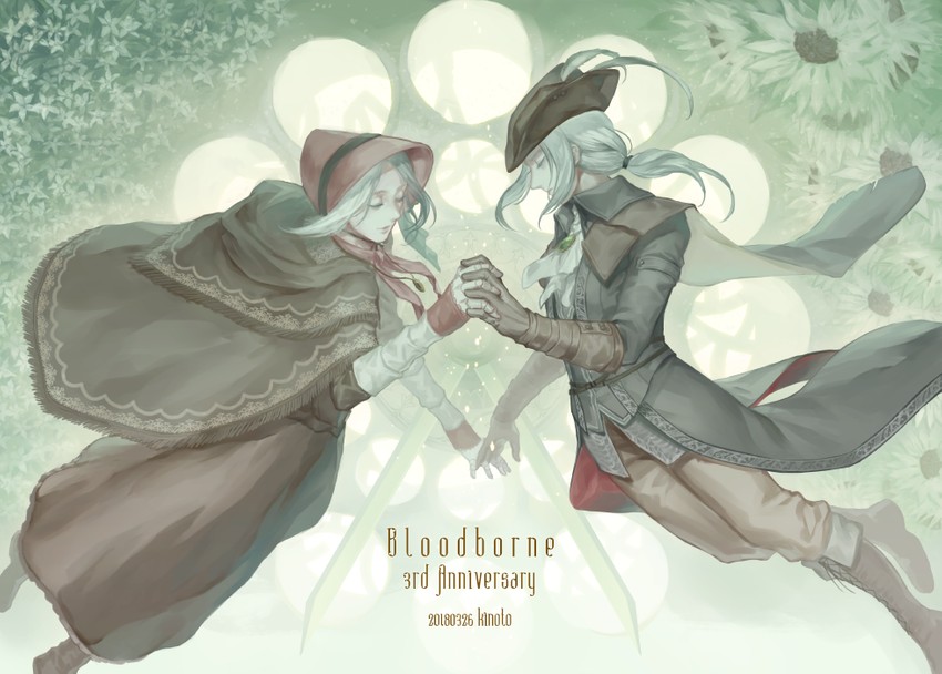 plain doll and lady maria of the astral clocktower (bloodborne) drawn by kizdollark