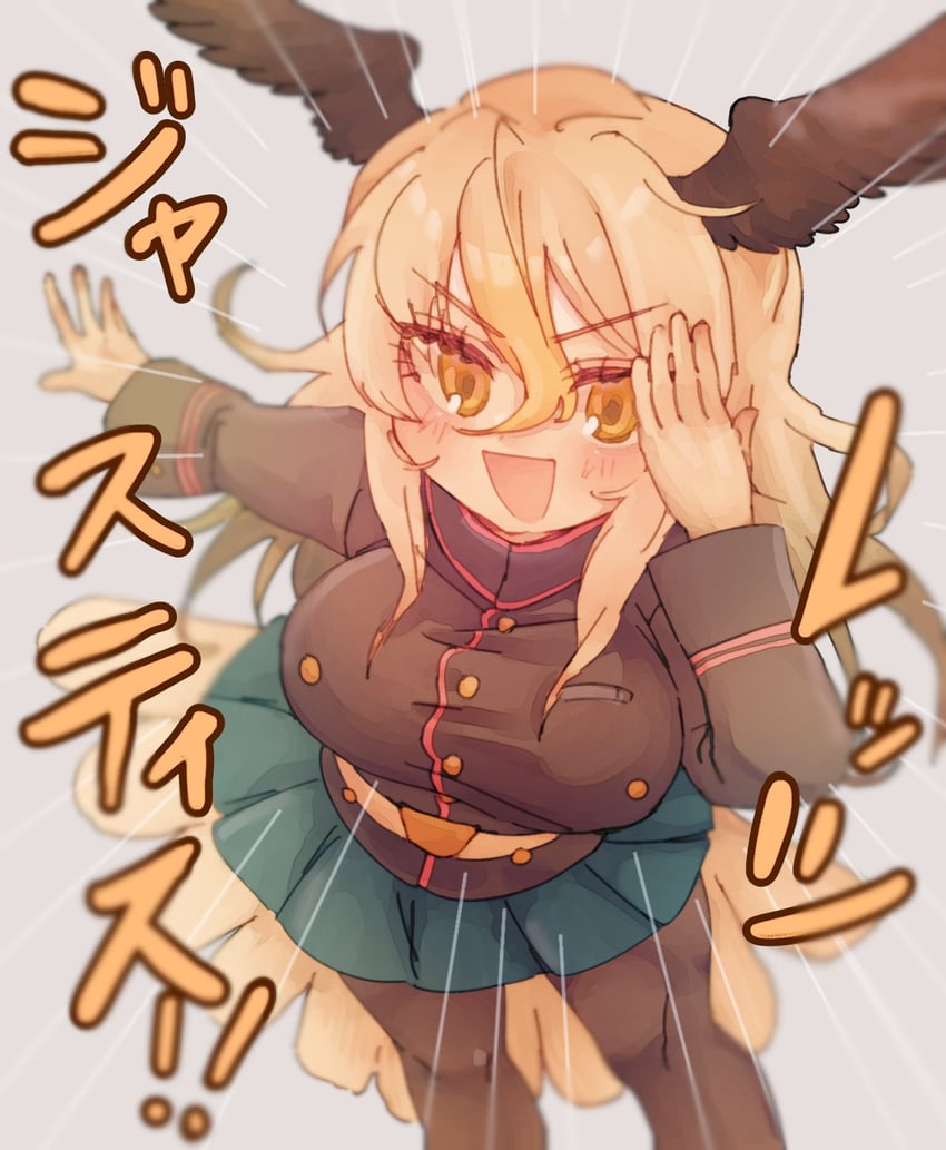 bald eagle (kemono friends and 1 more) drawn by seki_mhsk