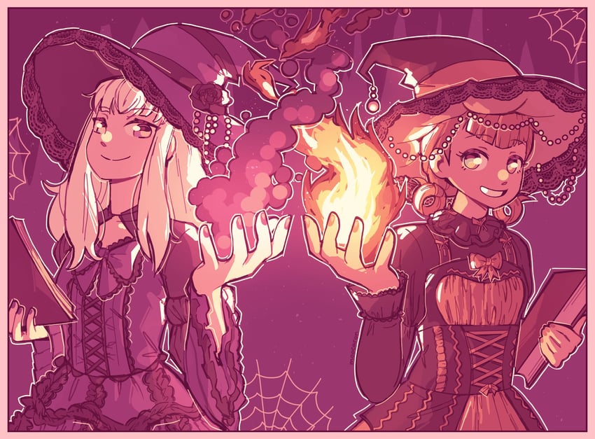lysithea von ordelia and annette fantine dominic (fire emblem and 1 more) drawn by moocaron