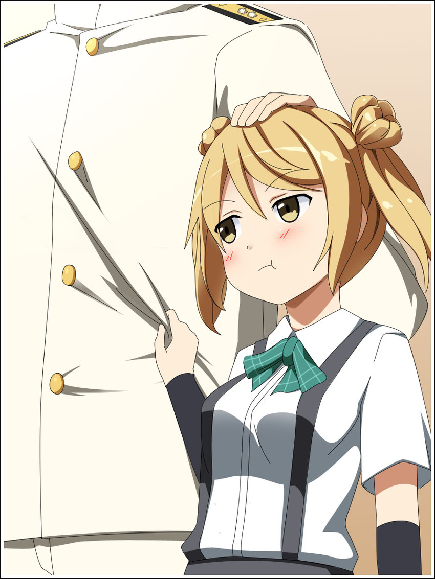 admiral and michishio (kantai collection) drawn by yakitori_(oni)