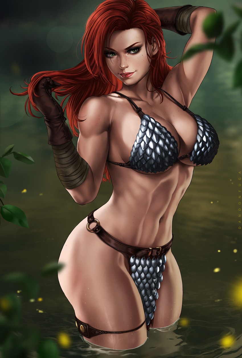 red sonja (red sonja) drawn by dandon_fuga
