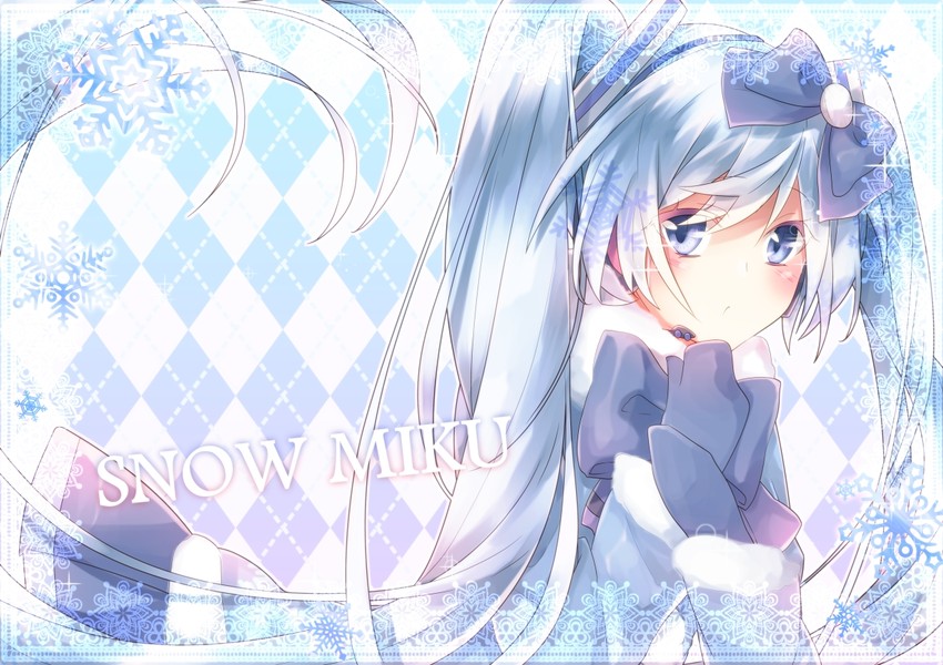 hatsune miku and yuki miku (vocaloid) drawn by sakuragi_ren