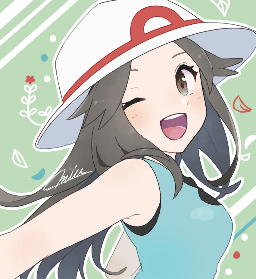 leaf (pokemon and 1 more) drawn by miu_(miuuu_721)