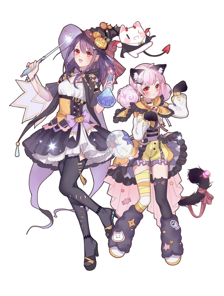 ruan miemie, miao jiujiu, and huhu (bcy) drawn by alan._(bcy105339667574)