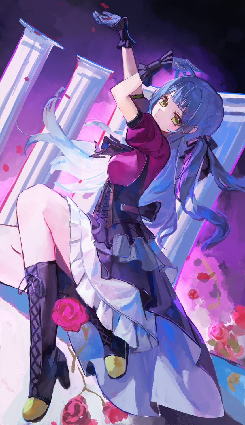 togawa sakiko and oblivionis (bang dream! and 1 more) drawn by iinagi_(kashiwa_keira)