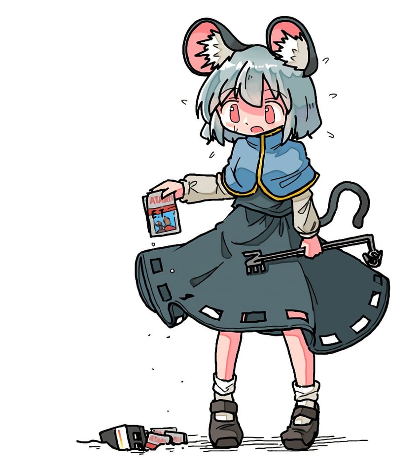 nazrin (touhou and 2 more) drawn by kasuya_baian