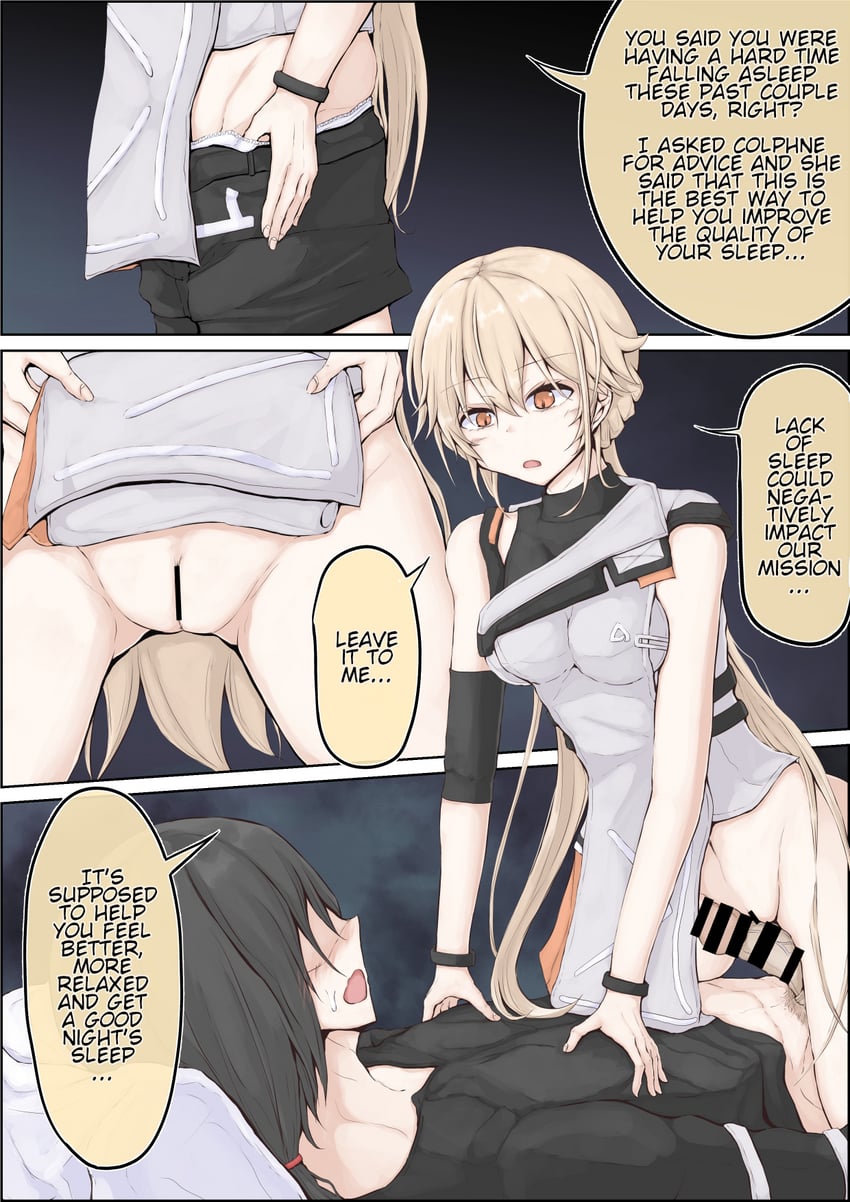 commander, ots-14, and groza (girls' frontline and 1 more) drawn by tarunoakuma