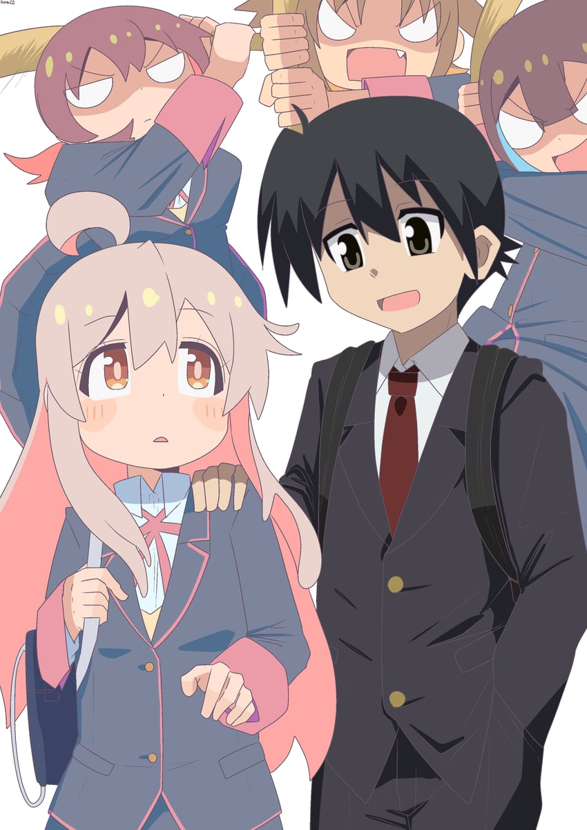 oyama mahiro, hozuki momiji, oka asahi, murosaki miyo, and itou makoto (onii-chan wa oshimai! and 1 more) drawn by bambi2000line