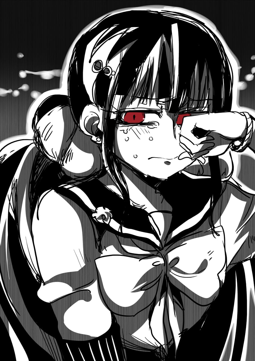 harukawa maki (danganronpa and 1 more) drawn by scythe-of-petals