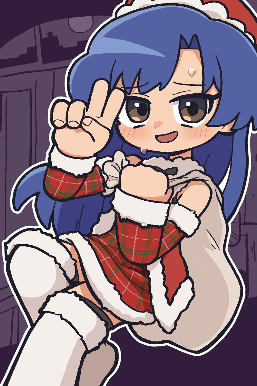 kisaragi chihaya (idolmaster and 1 more) drawn by fis_(t83192933)