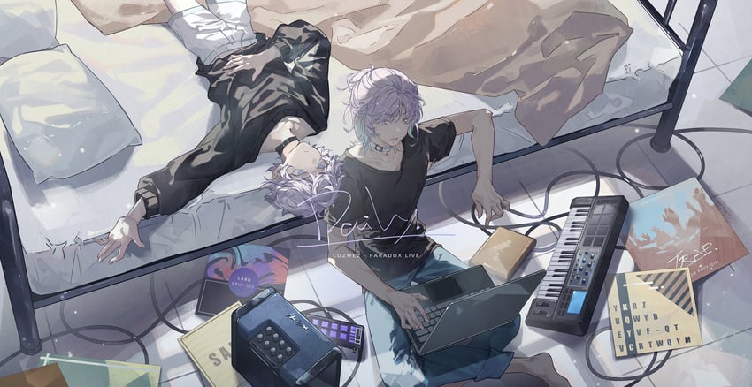 yatonokami kanata and yatonokami nayuta (paradox live) drawn by kayooko