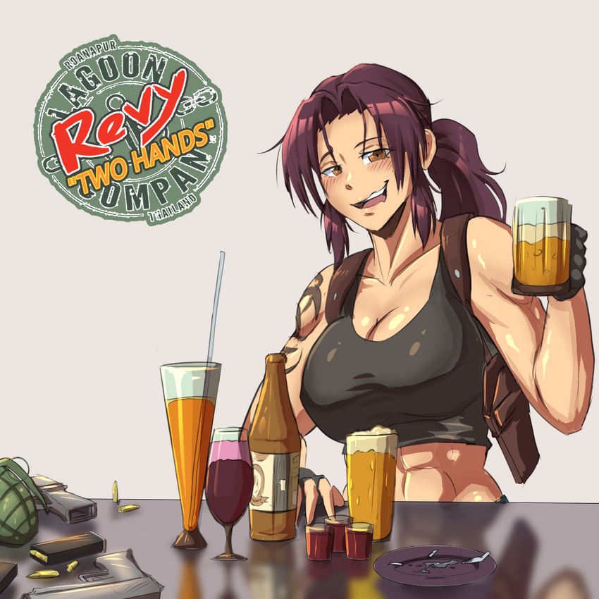revy (black lagoon) drawn by awildwildwes