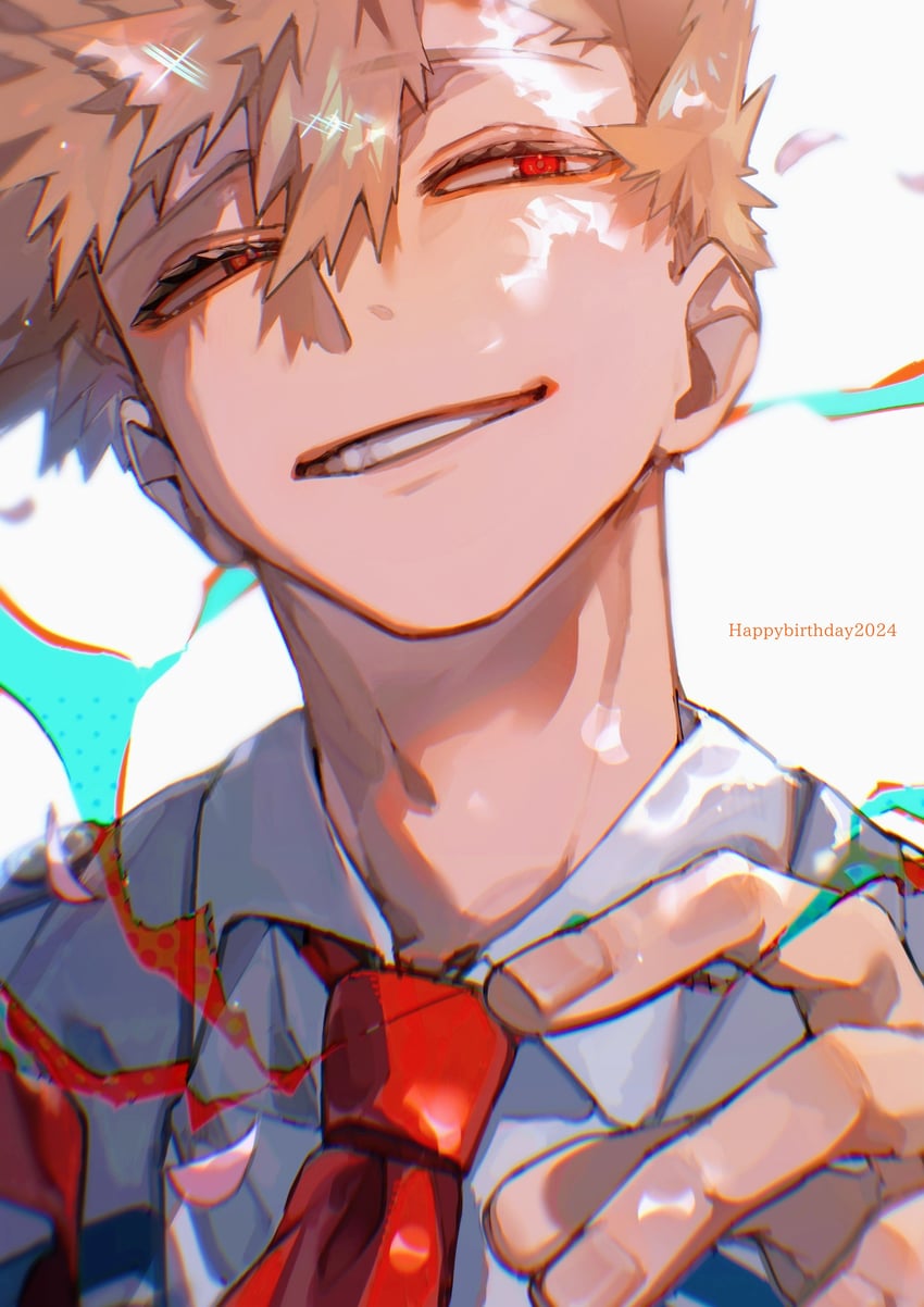 bakugou katsuki (boku no hero academia) drawn by kunyamon_busy