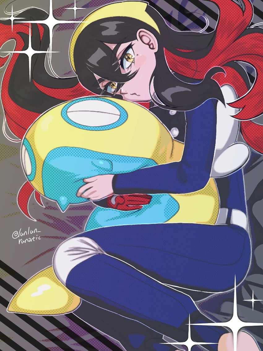 carmine and dunsparce (pokemon and 1 more) drawn by runachikku