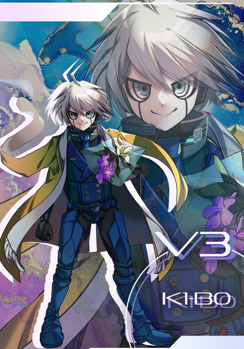 k1-b0 (danganronpa and 1 more) drawn by nota_sayaka