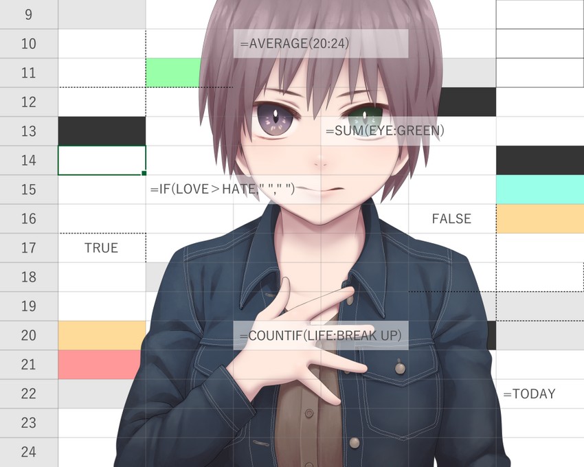 original and 1 more drawn by yajirushi_(chanoma)
