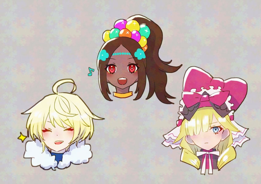 timerra, merrin, and marni (fire emblem and 1 more) drawn by heppokop_61