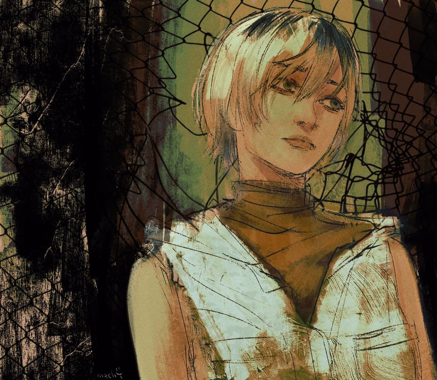 heather mason (silent hill and 1 more) drawn by machipachi1901