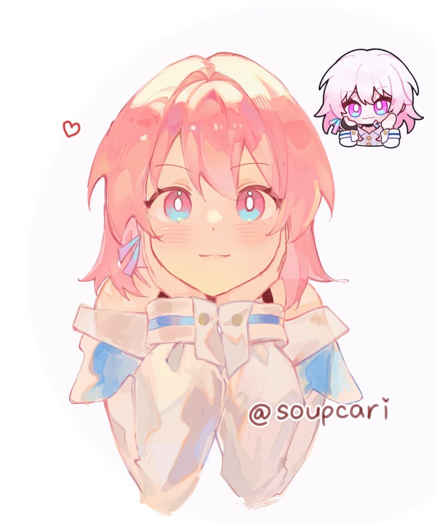march 7th (honkai and 1 more) drawn by soupcari