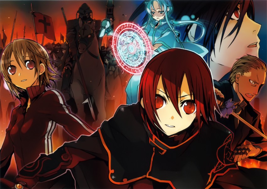 maria rose, safinia, azian, luca, and carlo bossi (bara no maria) drawn by bunbun