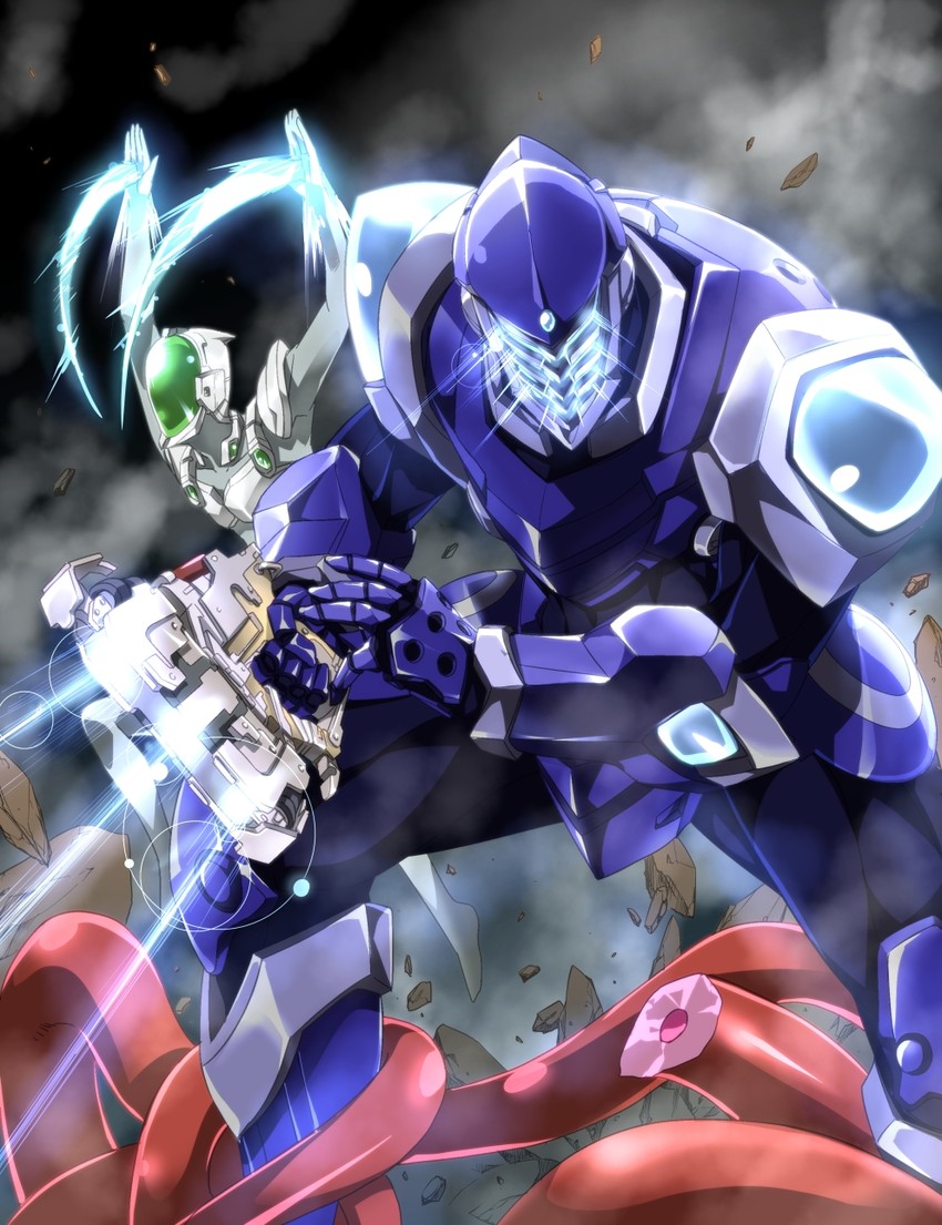 arita haruyuki, slasher, silver crow, mayuzumi takumu, and cyan pile (accel world and 2 more) drawn by ichikawa_ryuunosuke
