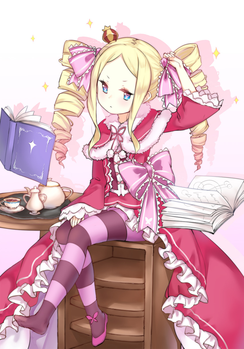 beatrice (re:zero kara hajimeru isekai seikatsu) drawn by sunege_(hp0715)