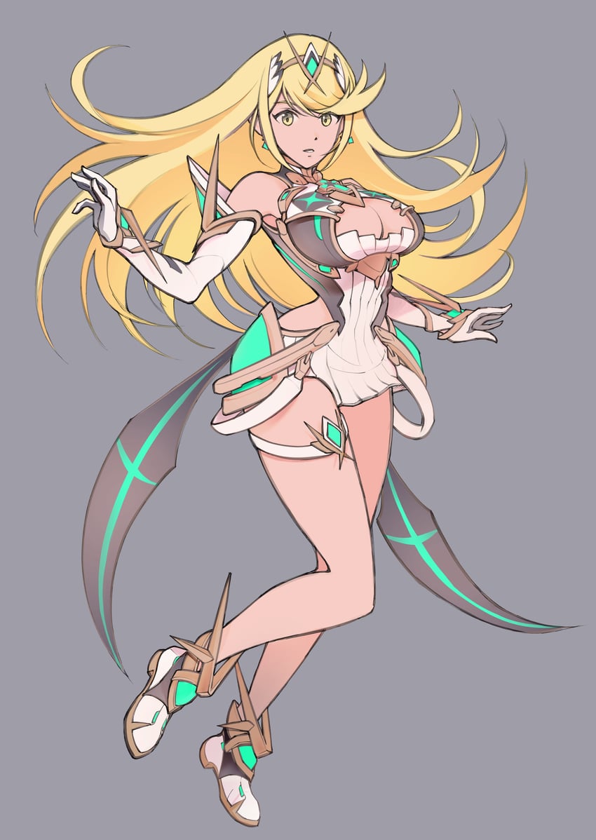 mythra (xenoblade chronicles and 1 more) drawn by ug333333