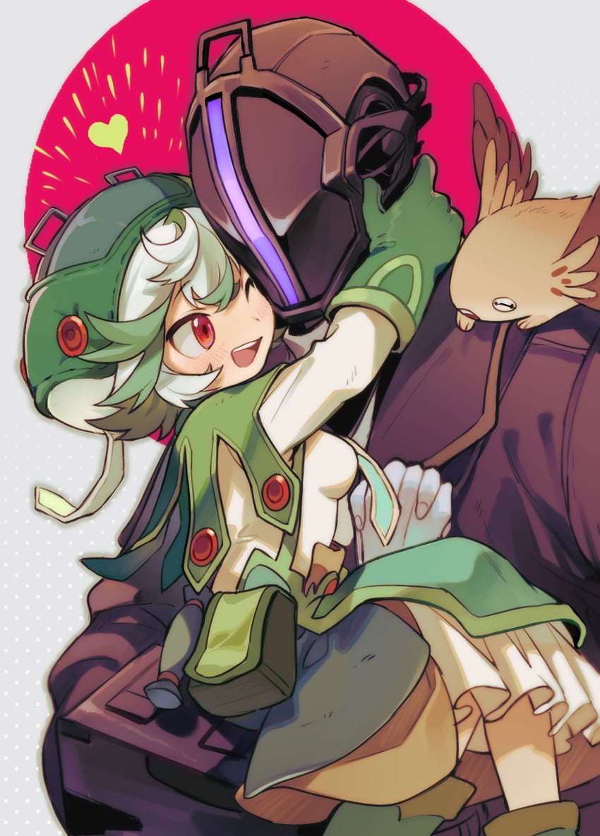 bondrewd, prushka, and meinya (made in abyss) drawn by qin_(7833198)