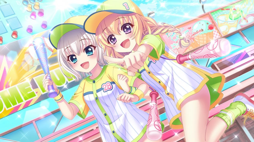 hasegawa mii and nishidate haku (re:stage!) drawn by izumi_tsubasu
