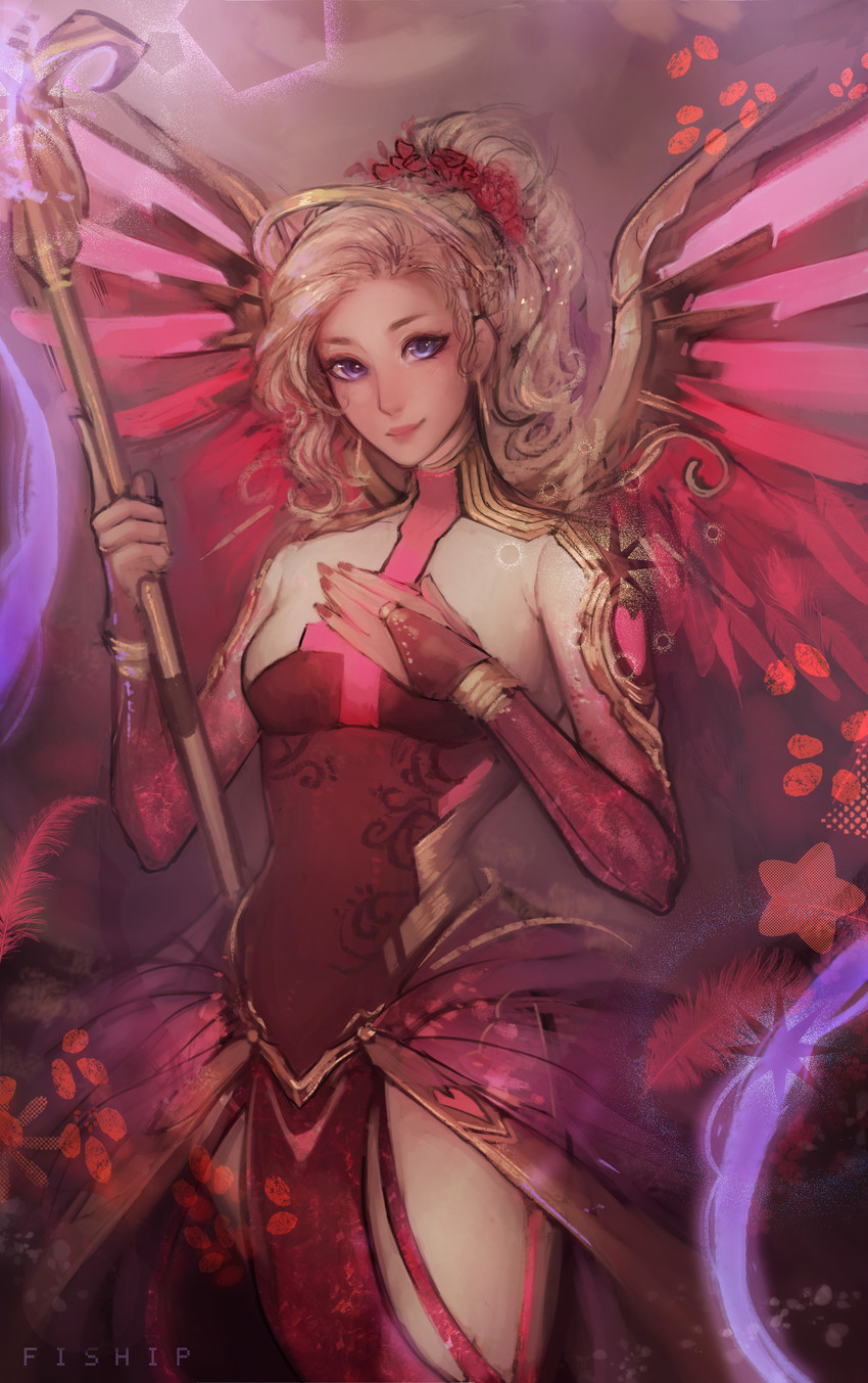 mercy (overwatch and 1 more) drawn by matilda_fiship