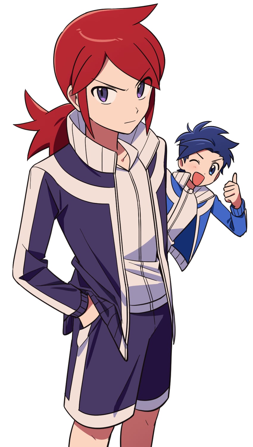 silver and ethan (pokemon and 1 more) drawn by chueog