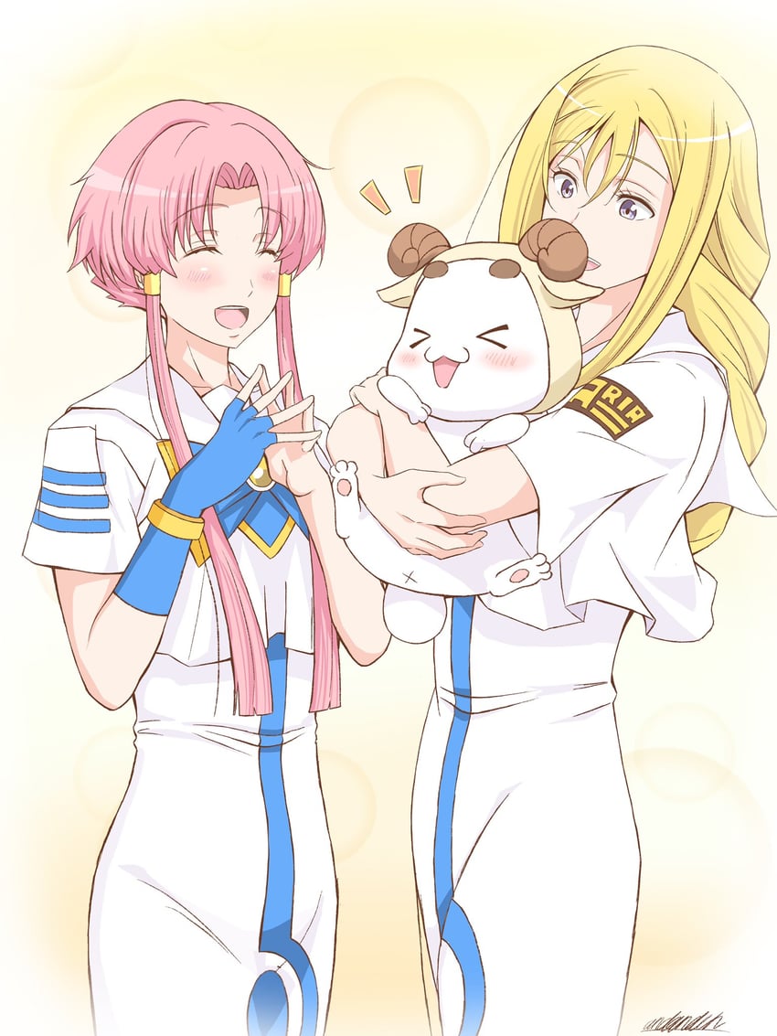 mizunashi akari, aria pokoteng, and alicia florence (aria) drawn by andanden