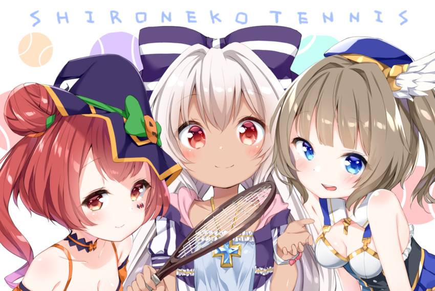 mireille lerner and excellia cruz (shironeko project) drawn by tousaki_shiina