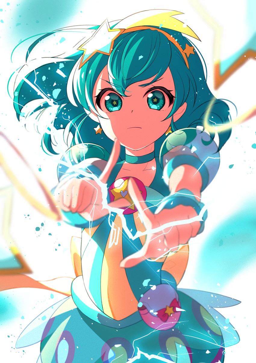 hagoromo lala and cure milky (precure and 1 more) drawn by eriko_(nakaeri_gogo)