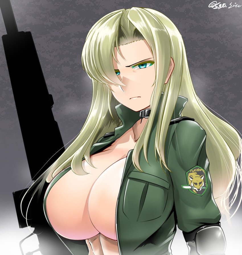 sniper wolf (metal gear and 1 more) drawn by saizu_nitou_gunsou