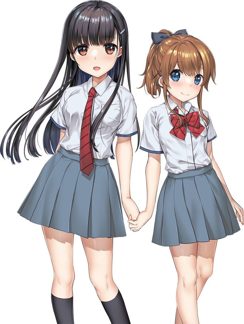 irido yume and minami akatsuki (mamahaha no tsurego ga moto kano datta) drawn by kusakabe_rei