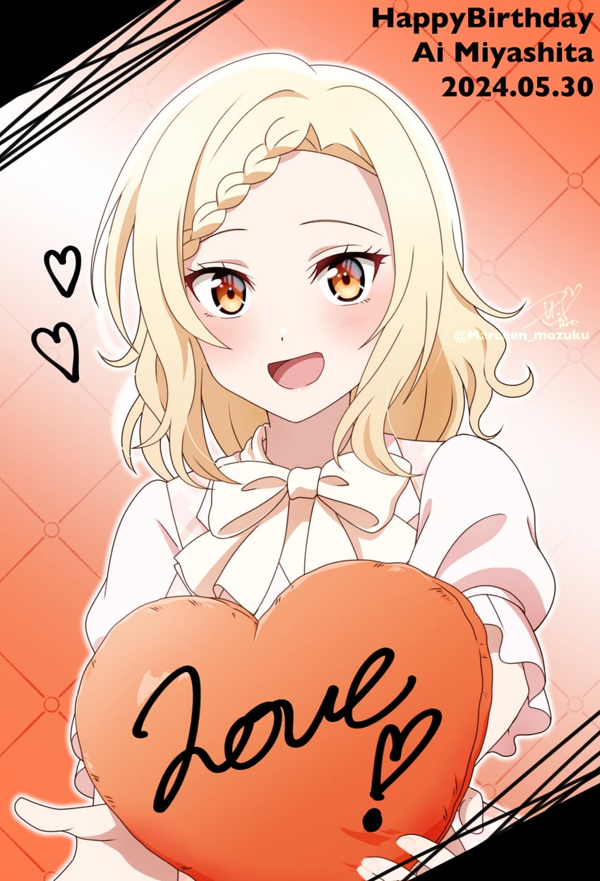 miyashita ai (love live! and 1 more) drawn by ric._(marchen_mozuku)