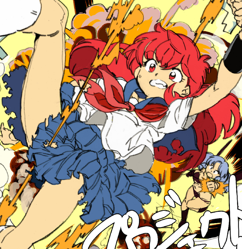 magami eiko and daitokuji biko (project a-ko) drawn by edoya_inuhachi