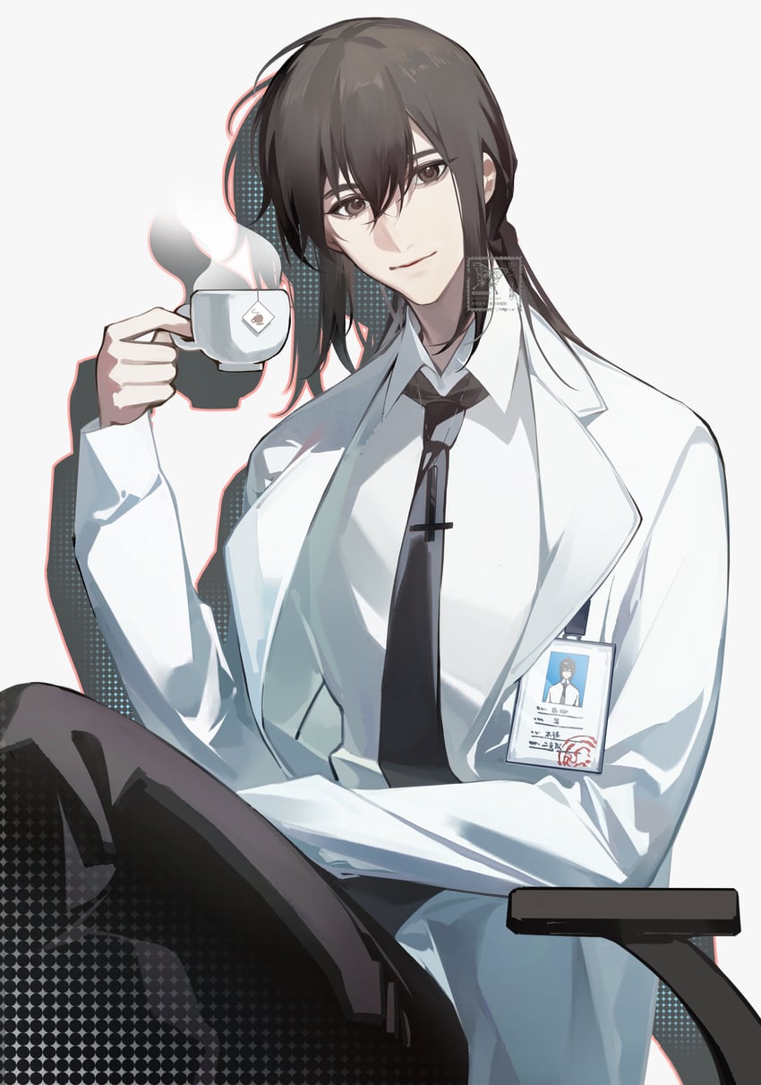 bai liu (i became a god in a horror game) drawn by sanyue_qiushi