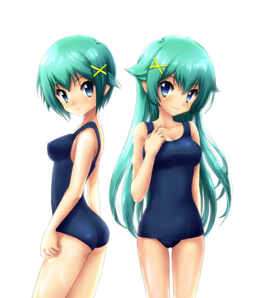 tesla violet and nine violet (twin angel and 1 more) drawn by konboi