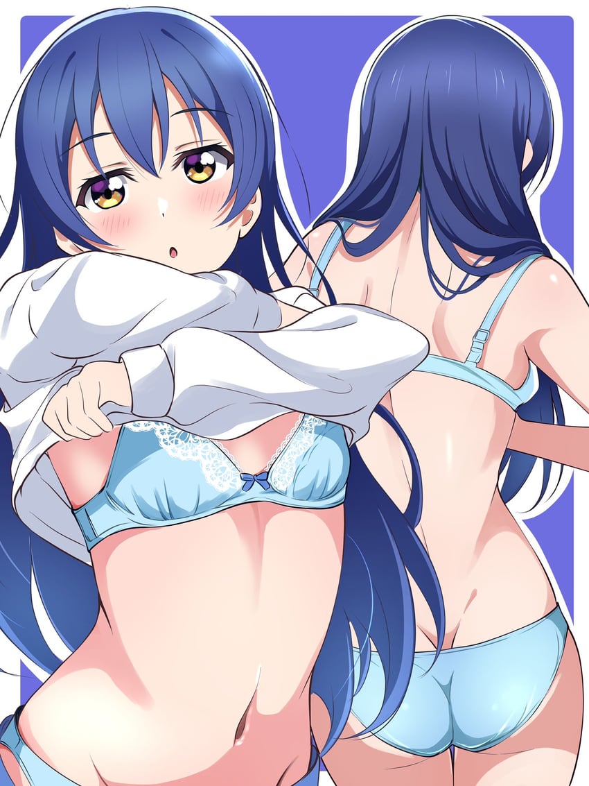 sonoda umi (love live! and 1 more) drawn by borgbutler
